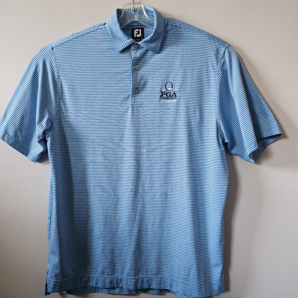 Footjoy Polo Golf Shirt Quail Hollow‎ Men's Size Large 2017 PGA Championship